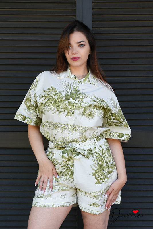 Camicia mc parchment