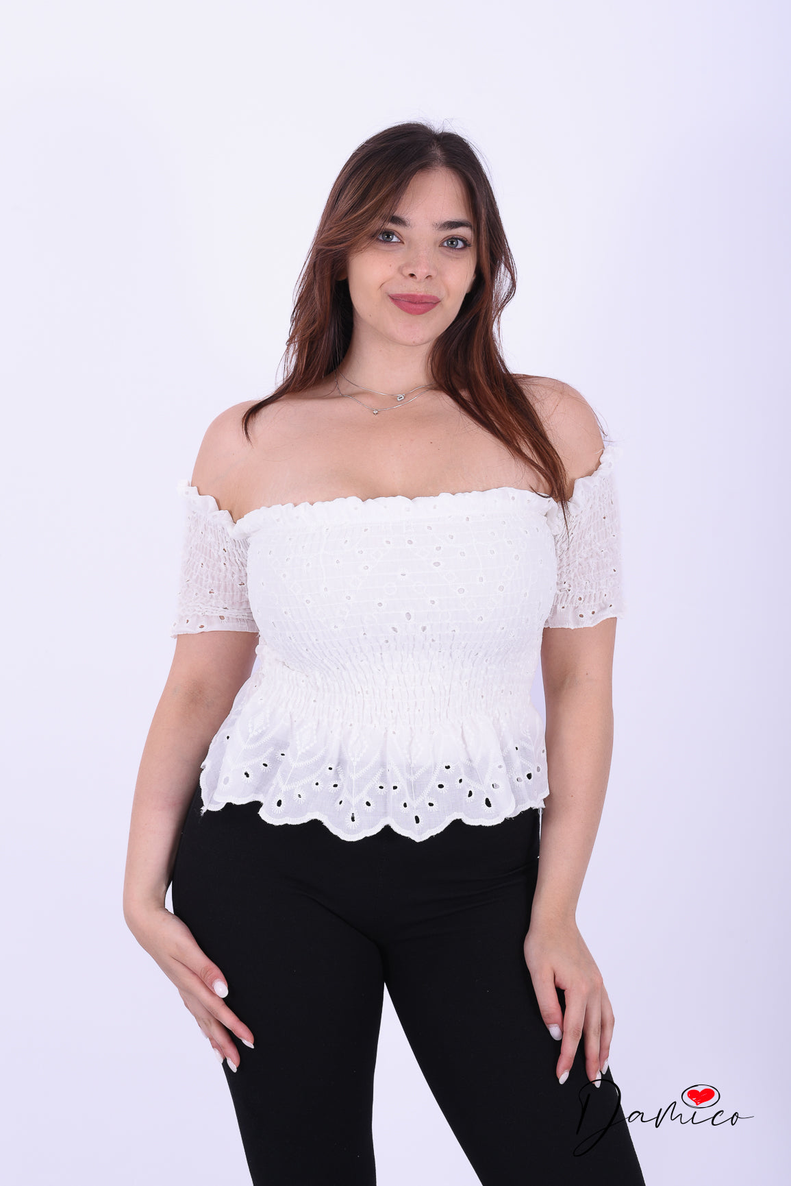 Top san gallo sc bardot elastico