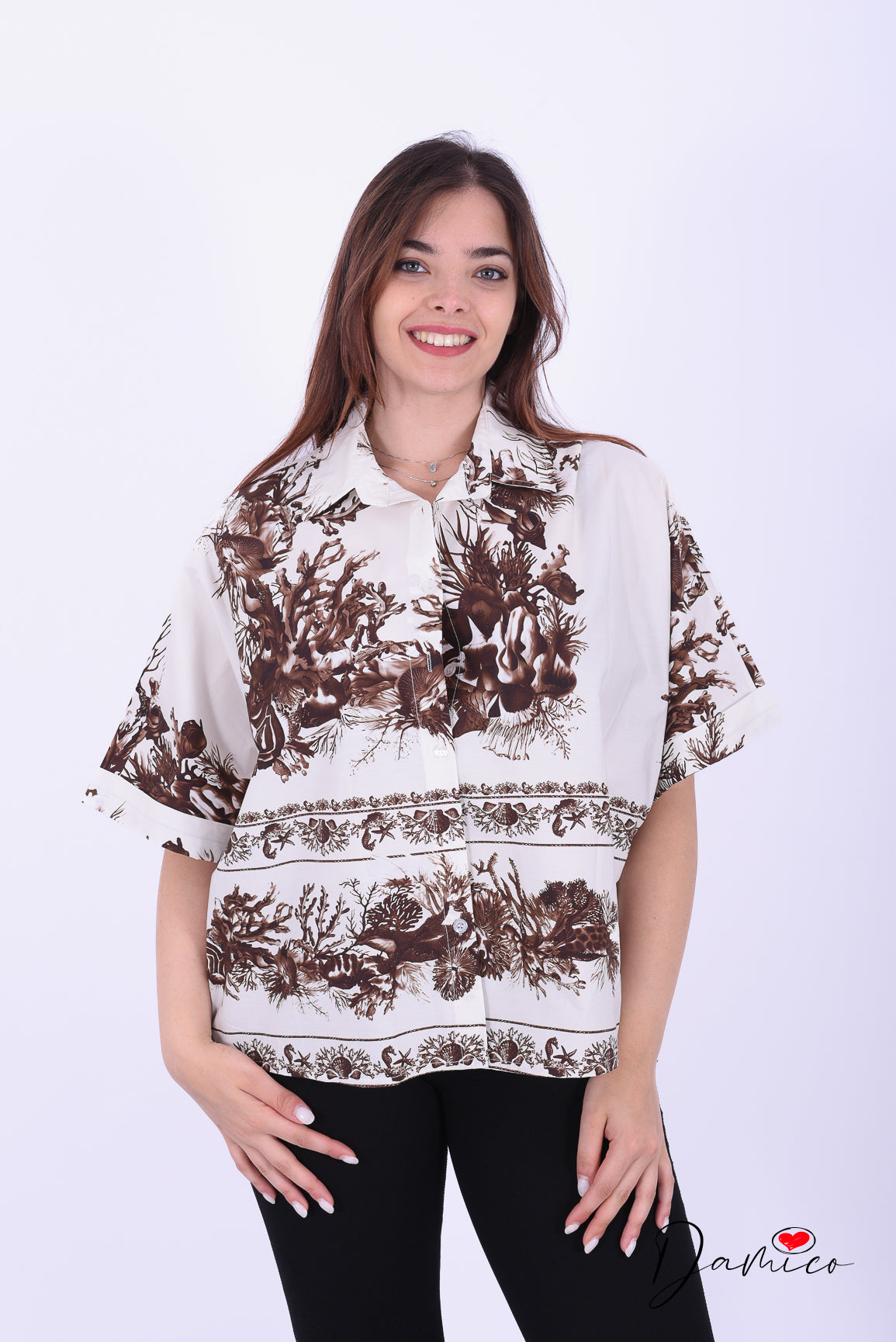 Camicia mc parchment