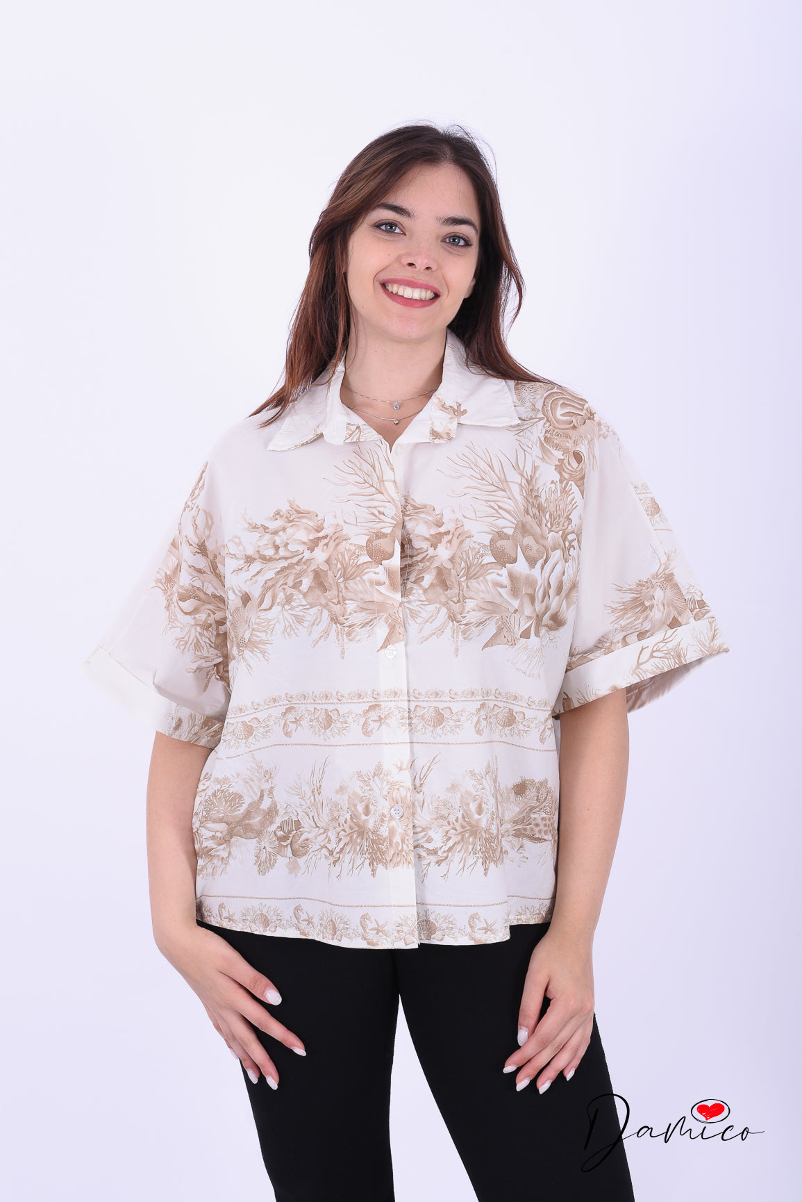 Camicia mc parchment