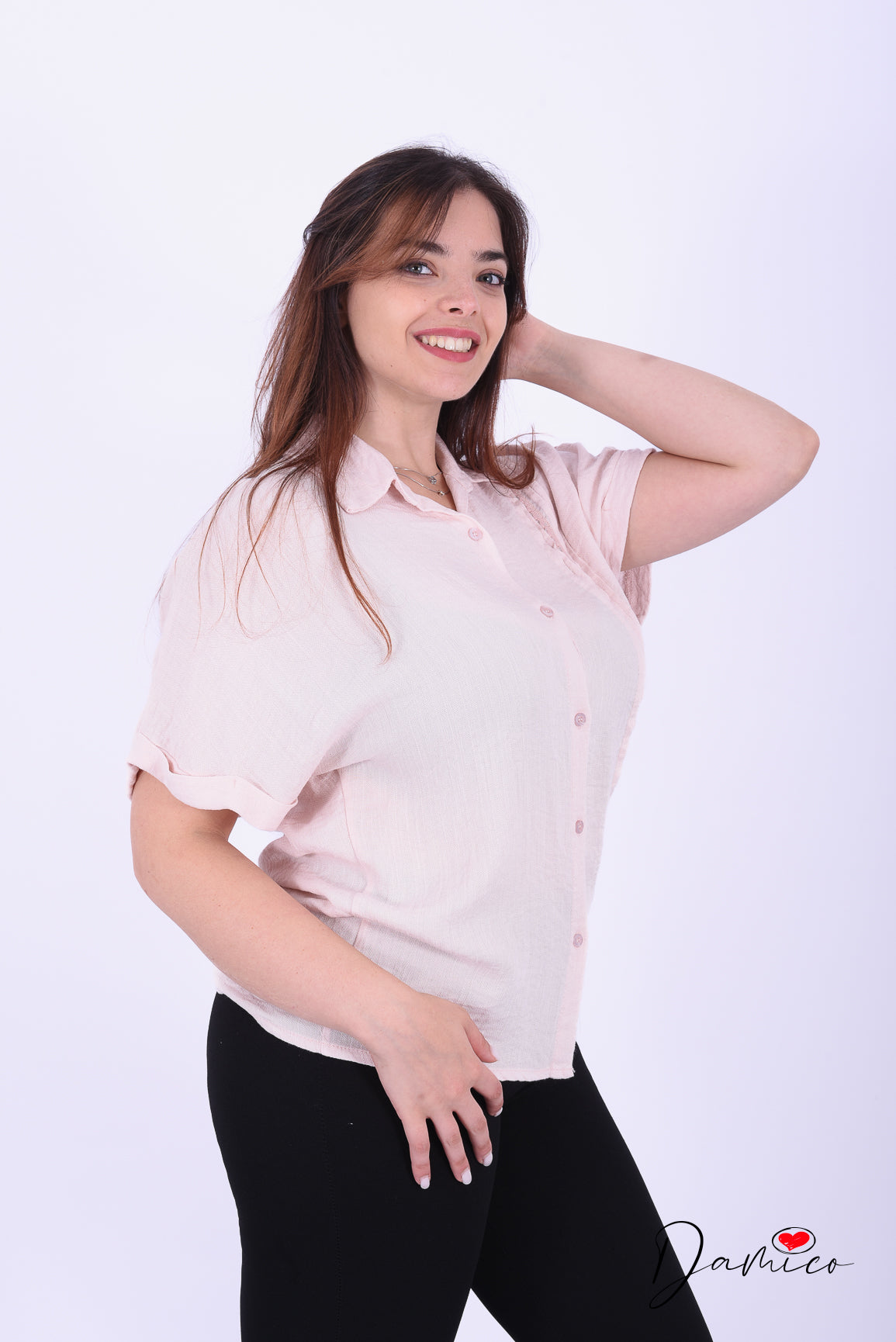 Camicia MC morbida dettaglio verticale