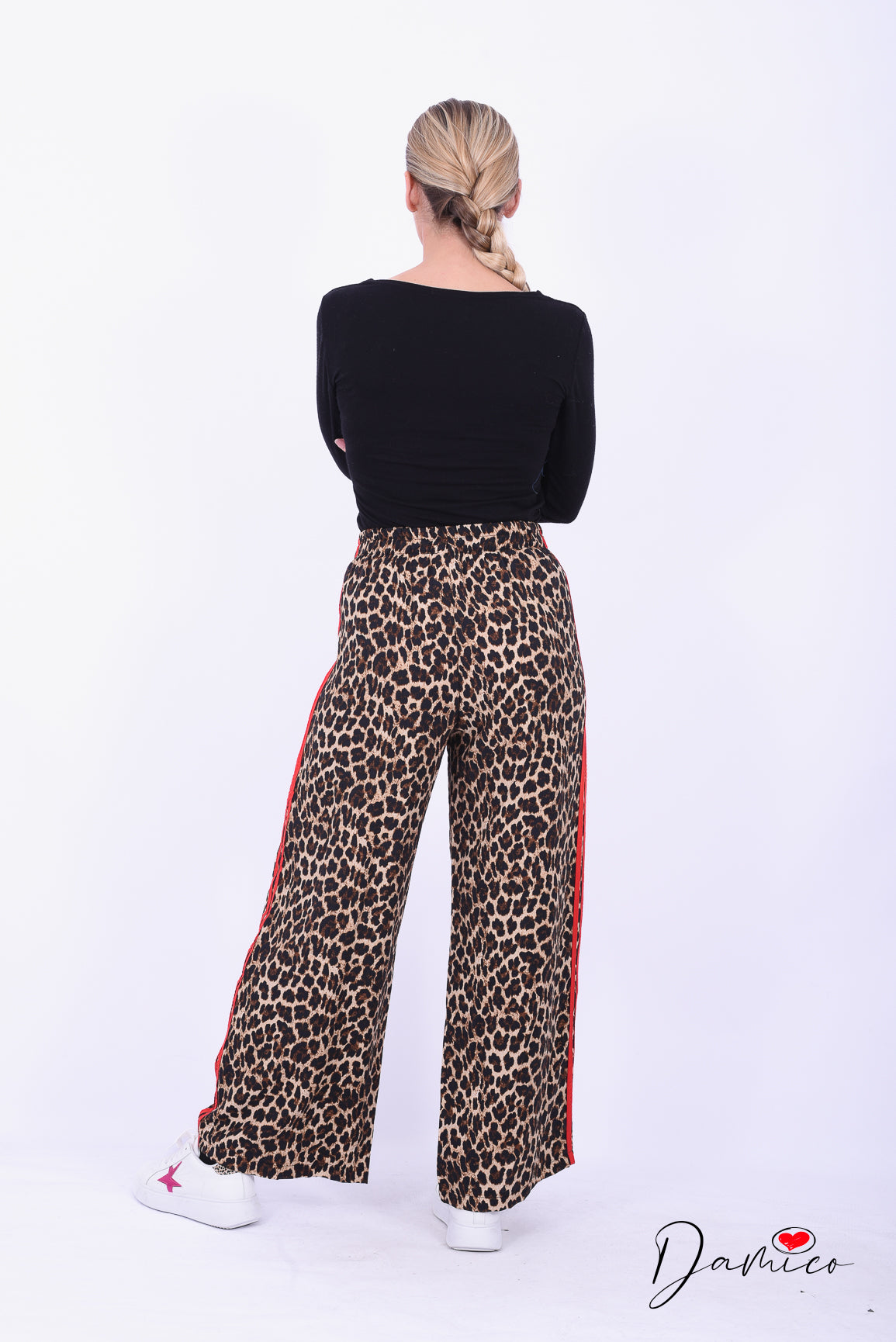 Panta palazzo leopardato