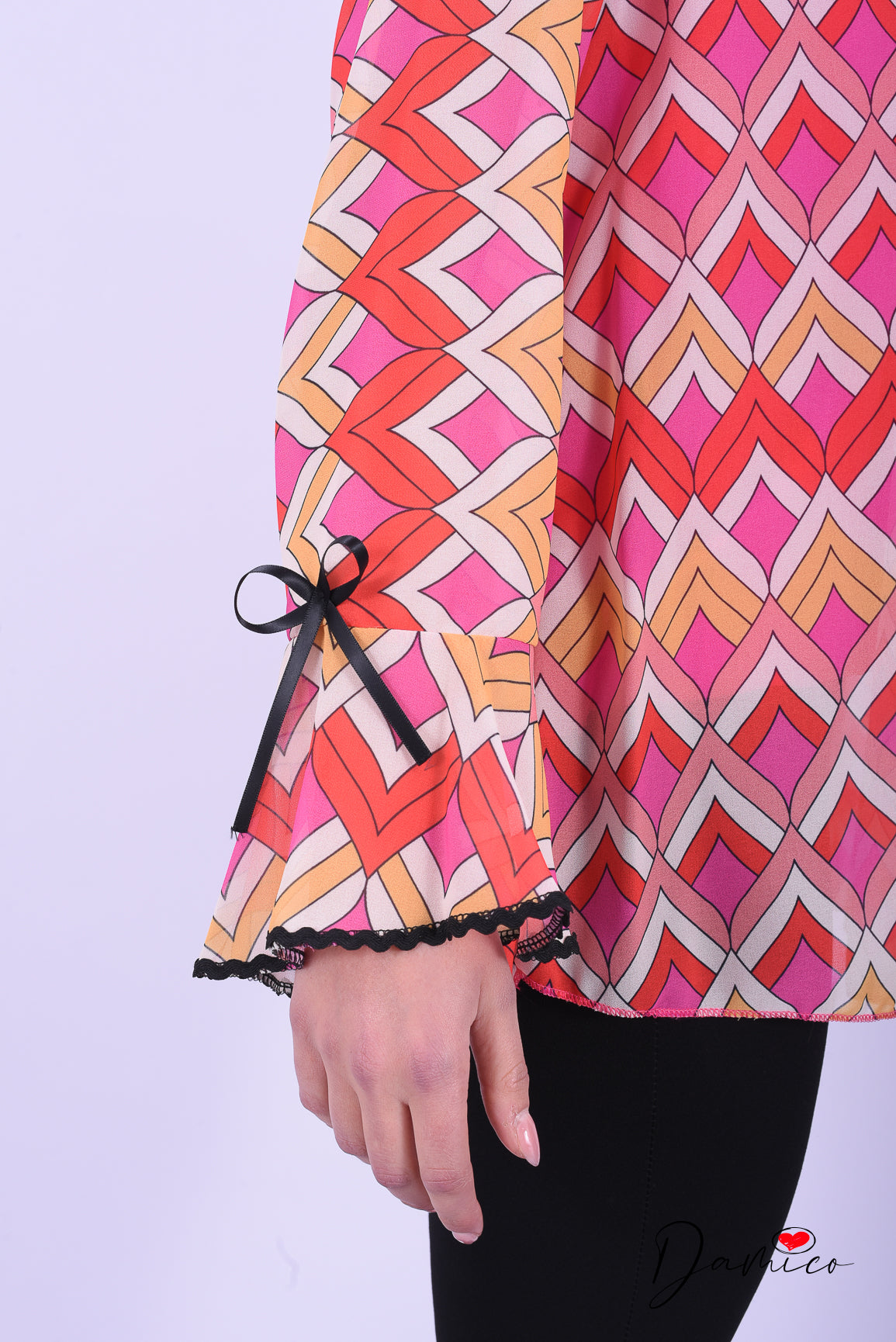 Blusa over rombi