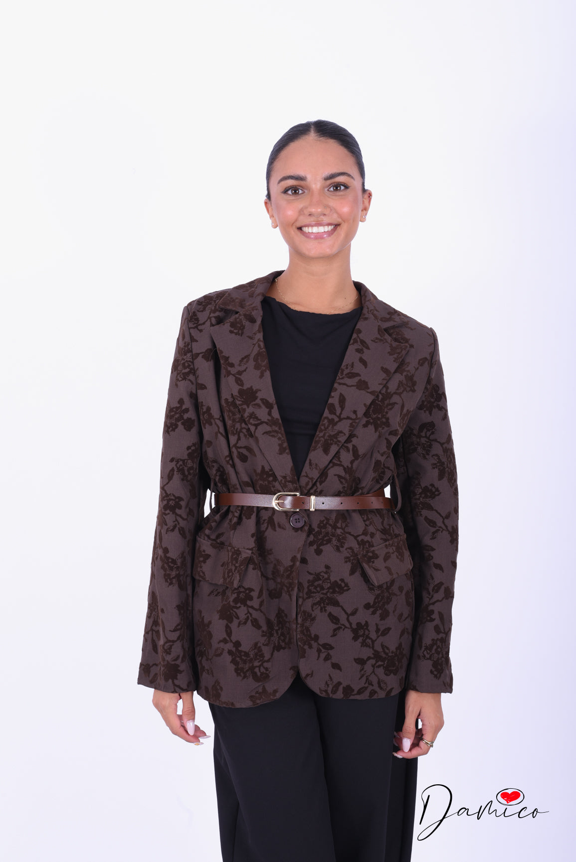 Blazer damascato