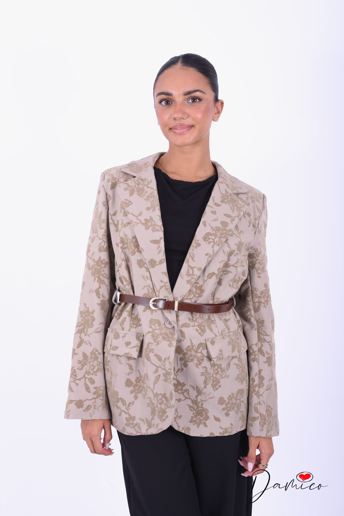 Blazer damascato