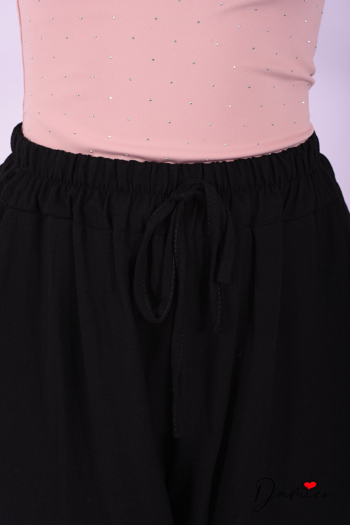 Pantaloni morbidi spacchetti laterali