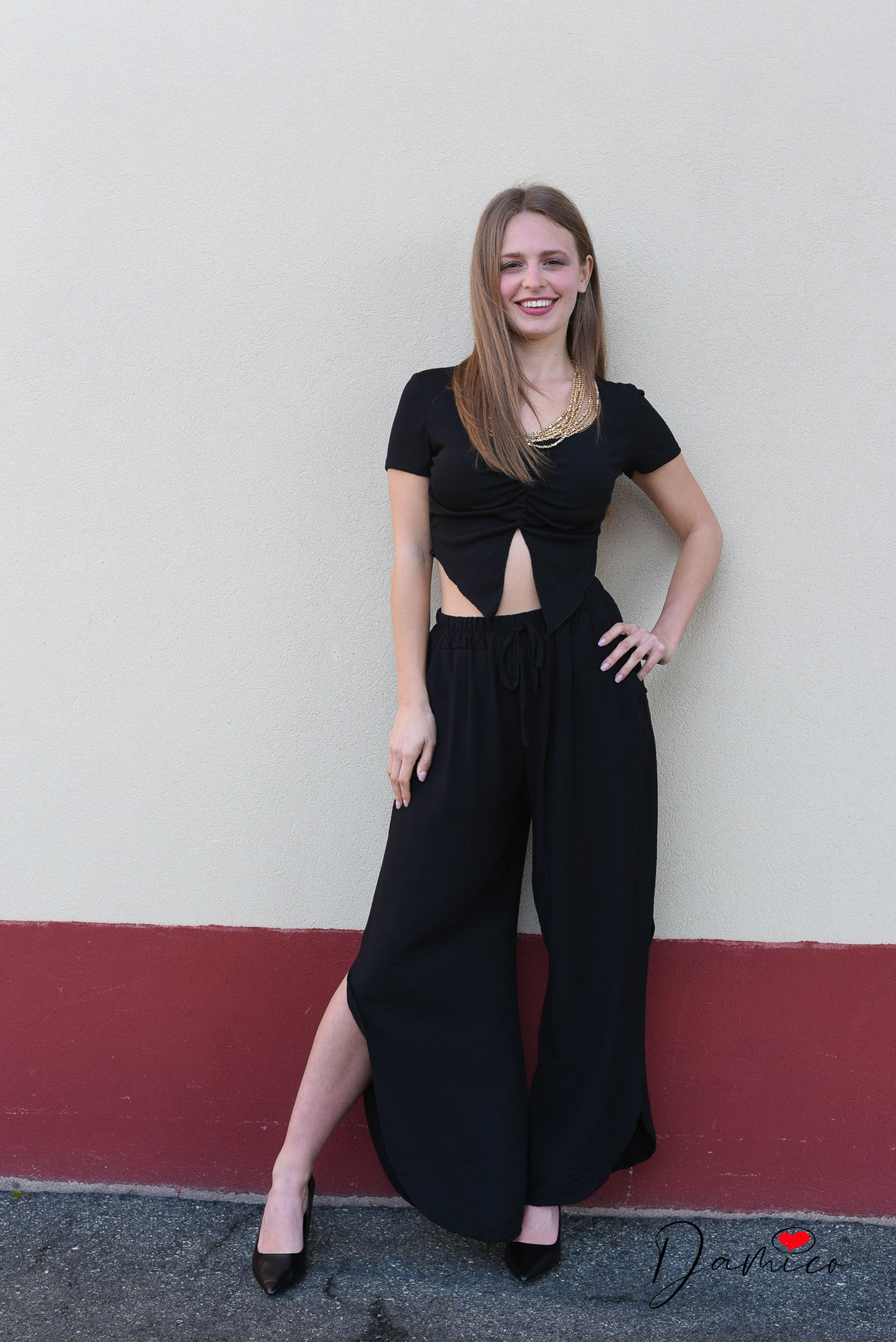 T shirt crop coppe