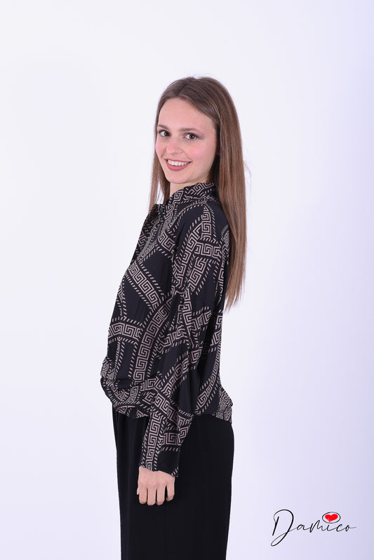 Camicia fantasia greca