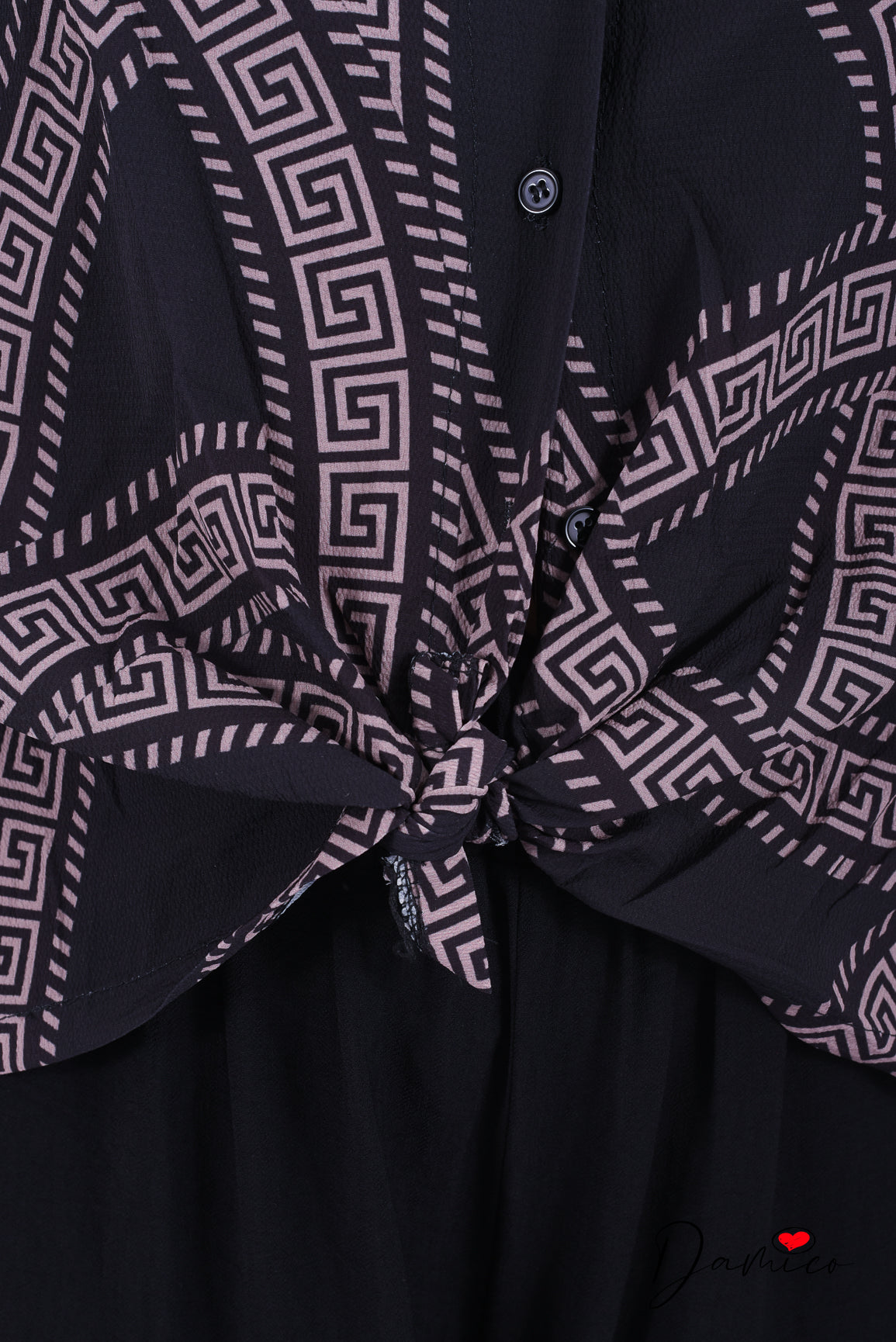 Camicia fantasia greca