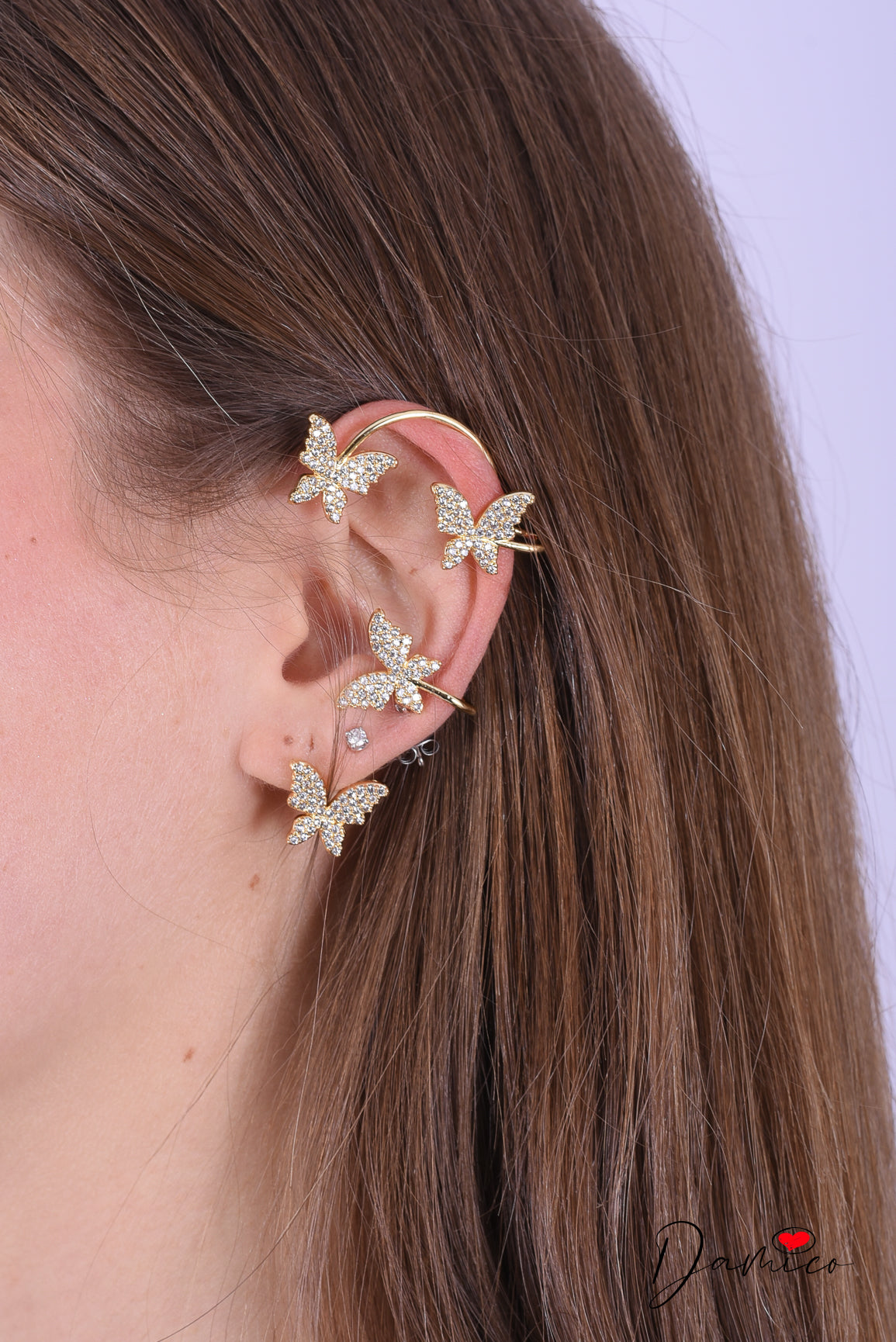 Ear decoration butterflies