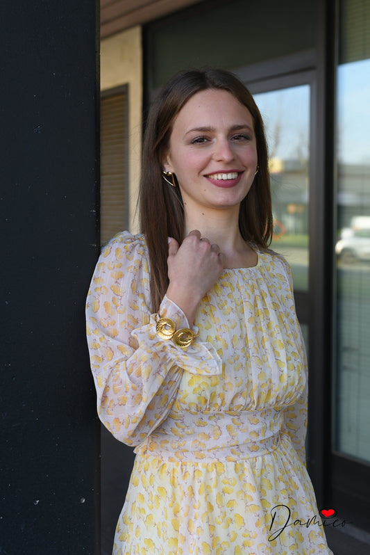 Bracciale rigido apertura a molla spirali