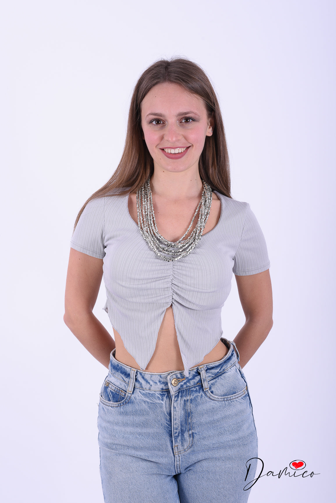 Collana multipla mini cubi