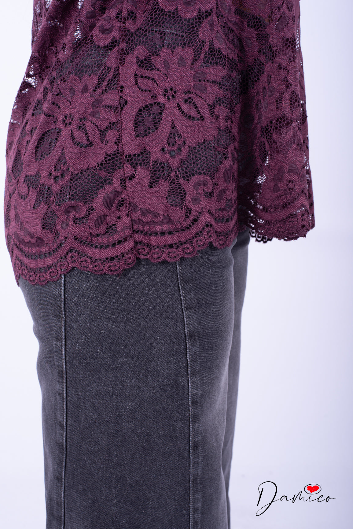 Camicia in pizzo basic