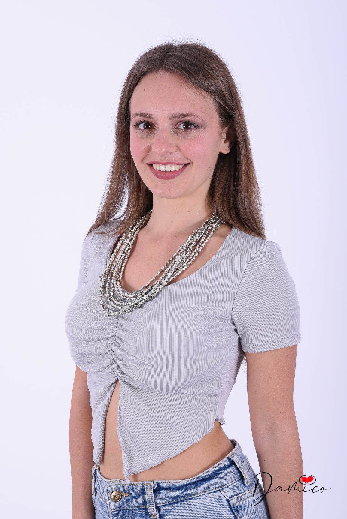 Collana multipla mini cubi