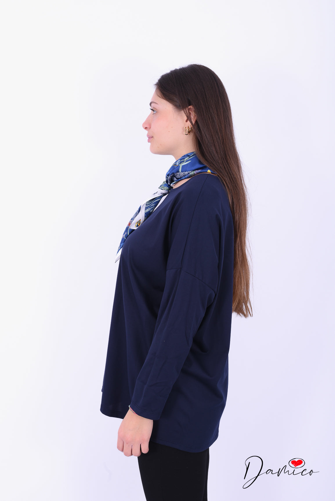Maglia con foulard