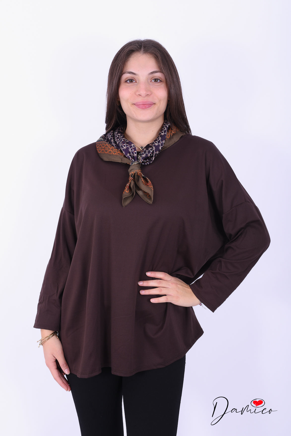 Maglia con foulard