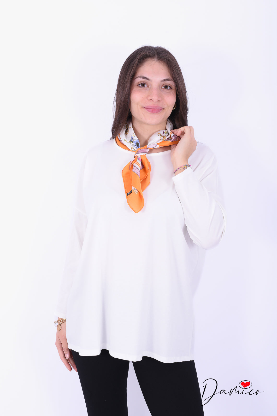 Maglia con foulard