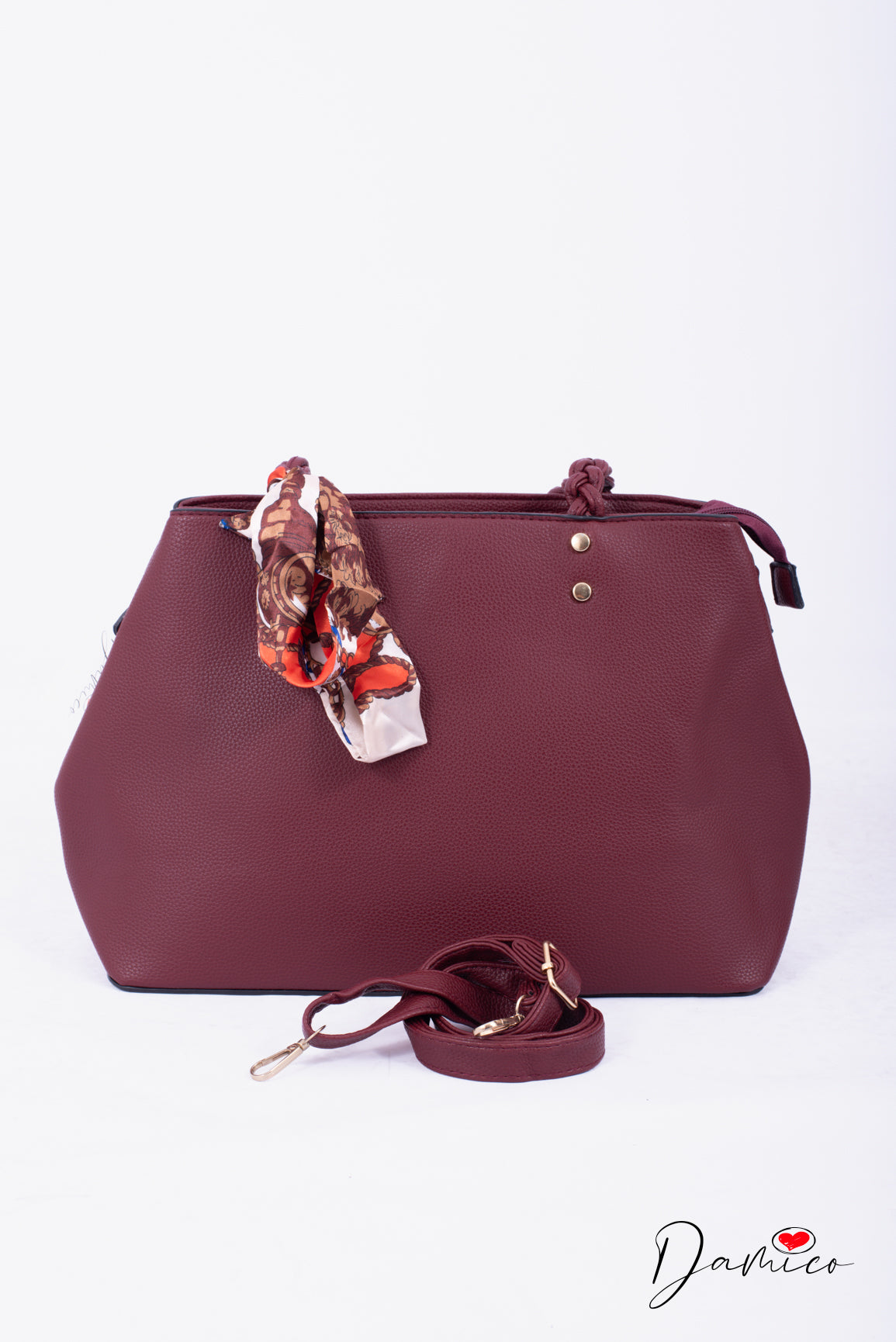 Borsa manici intrecciati