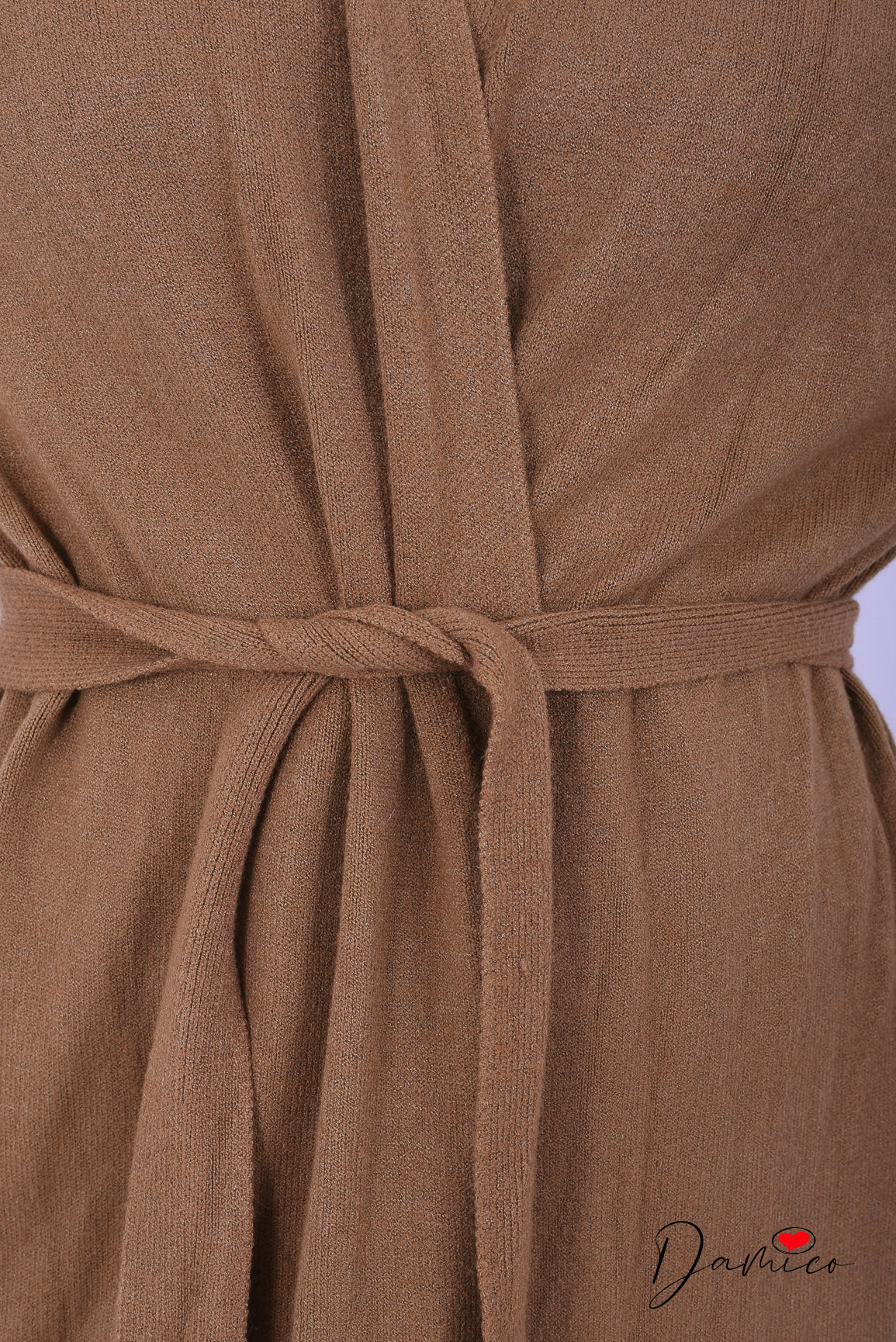 Cardigan con cintura