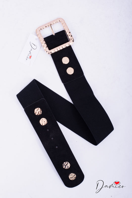 Cintura gold hammered details