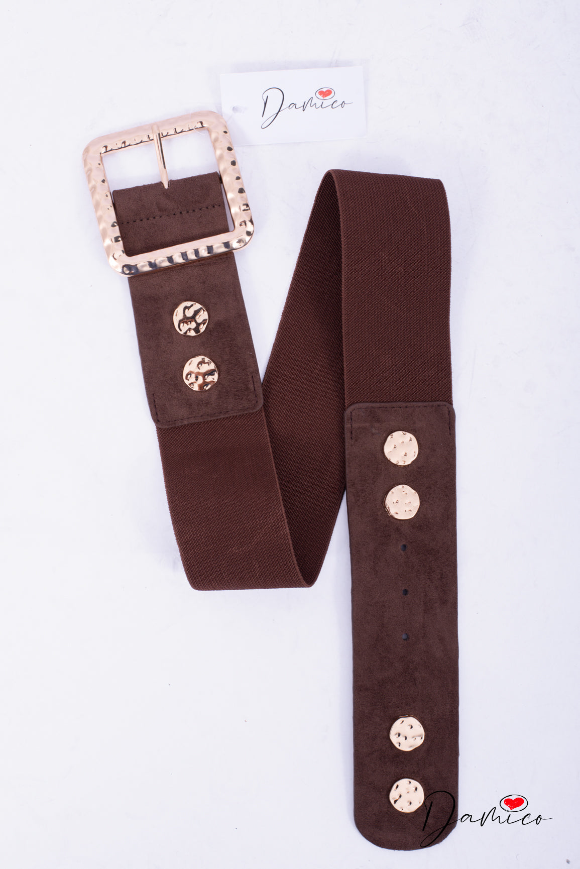 Cintura gold hammered details