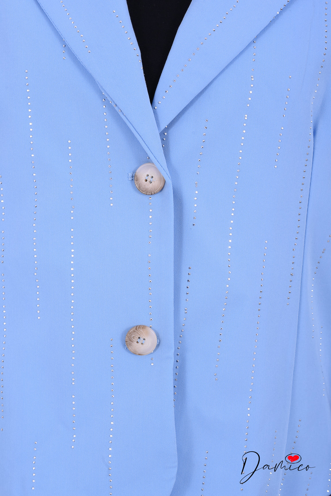 Blazer con strass