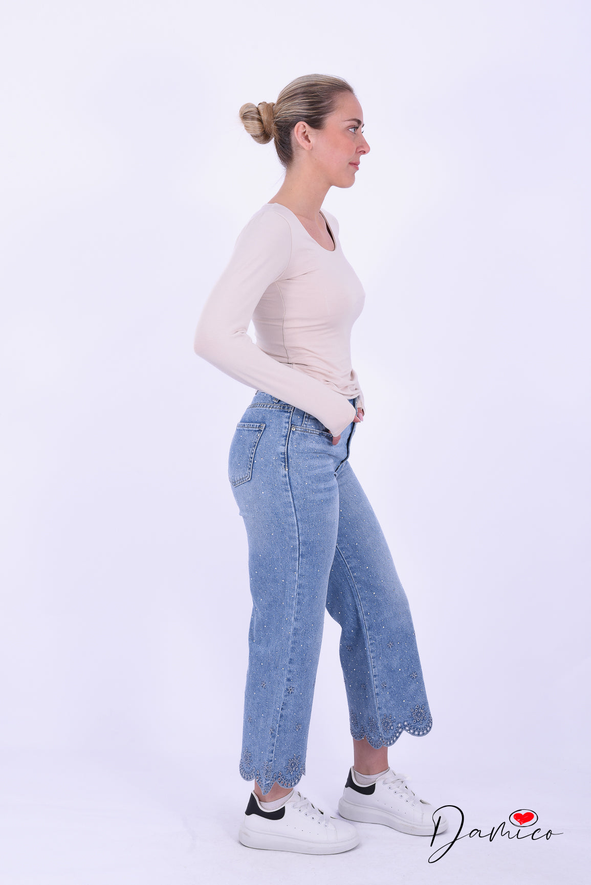 Pantalone a zampa san gallo
