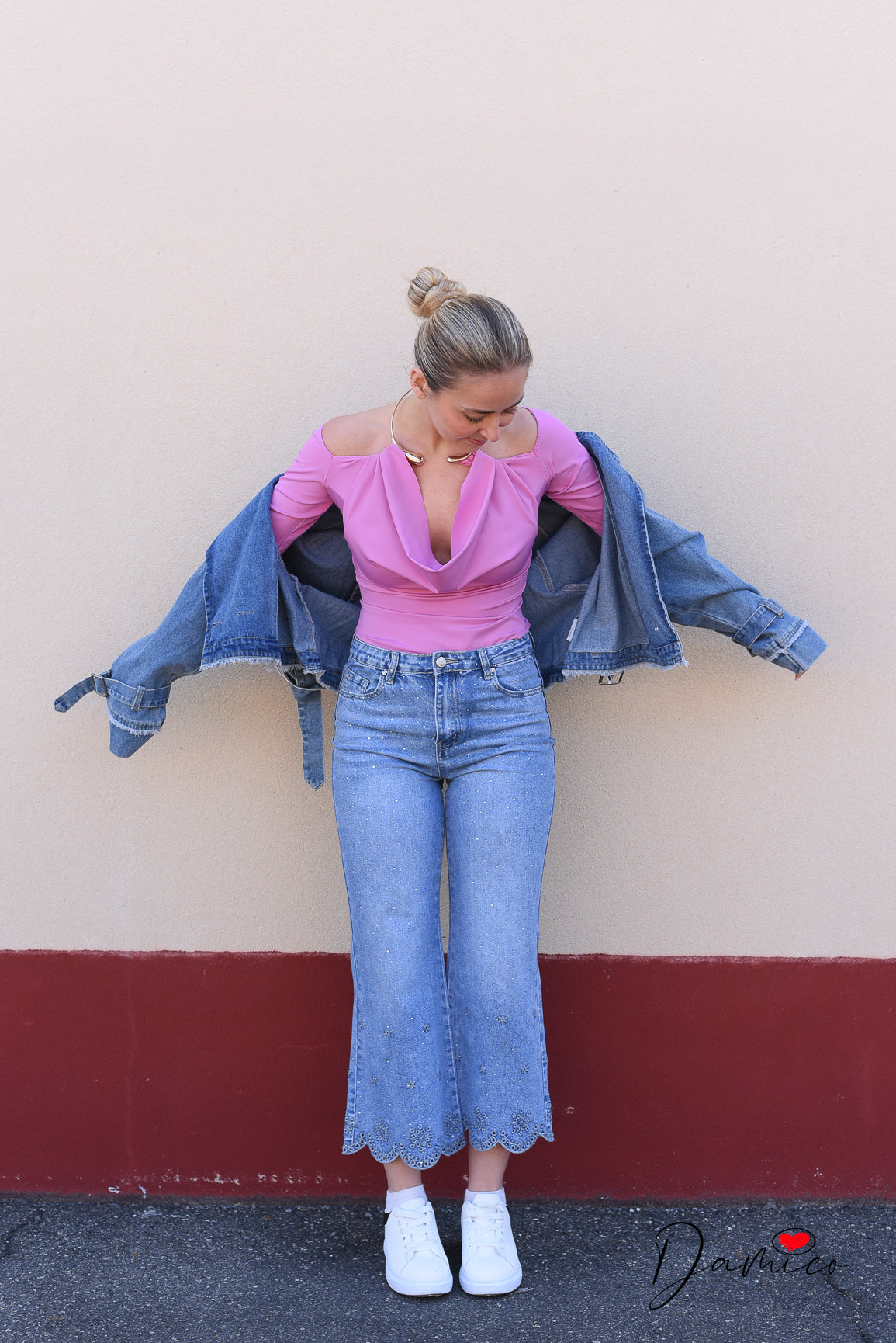 Pantalone a zampa san gallo