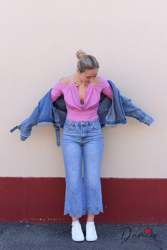 Pantalone a zampa san gallo