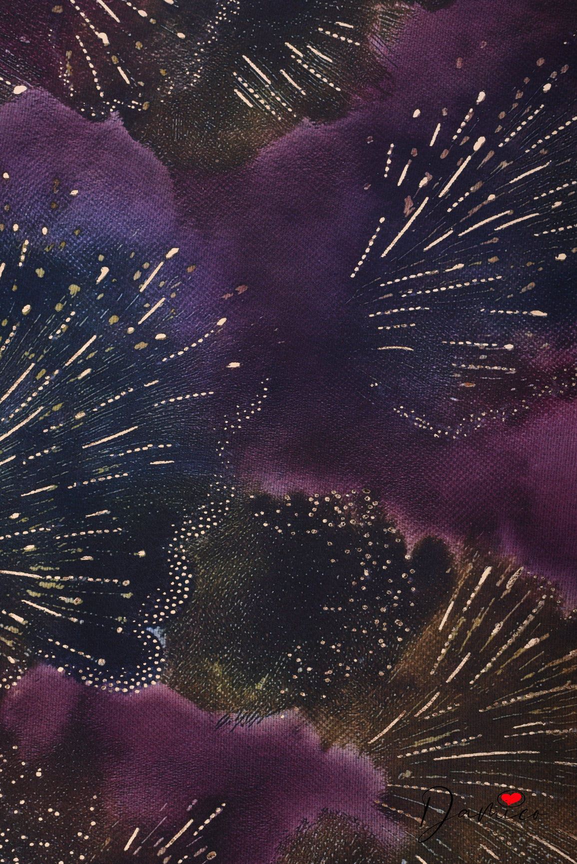 Sciarpa fireworks laminata light