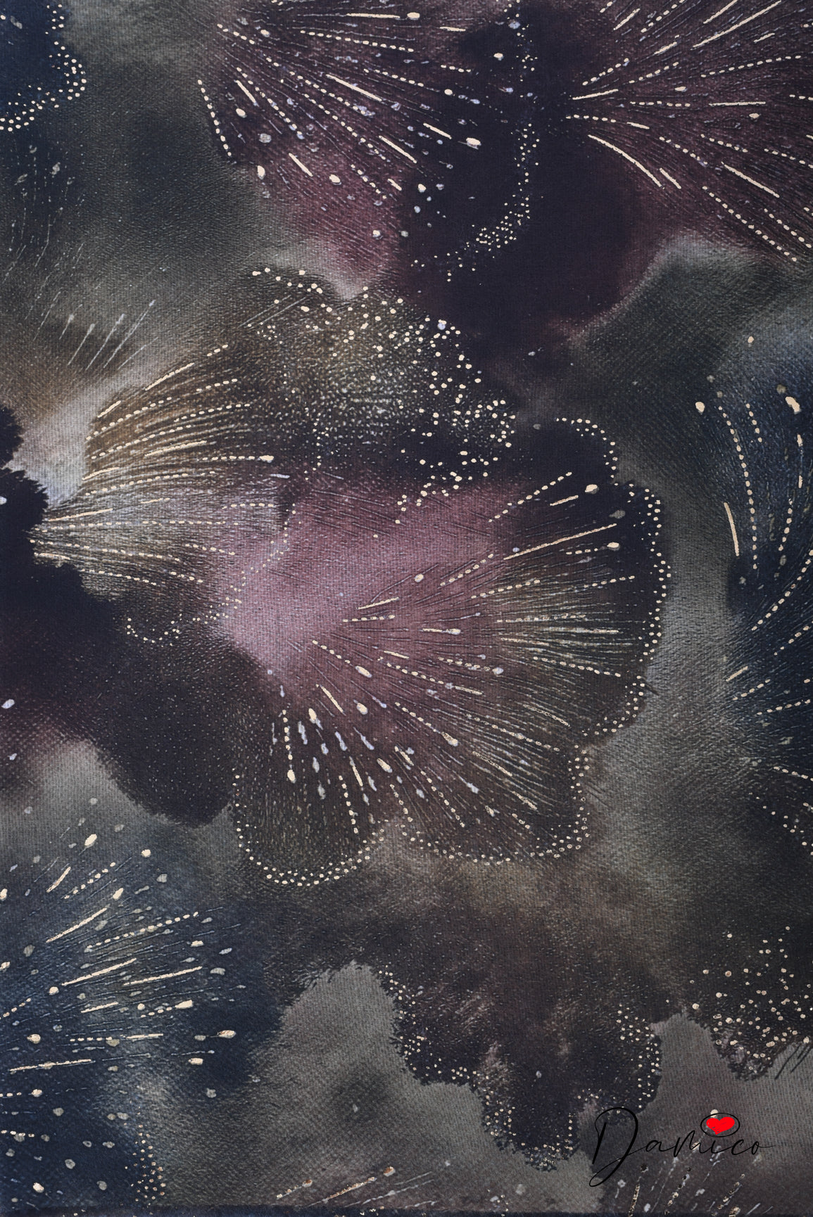 Sciarpa fireworks laminata light