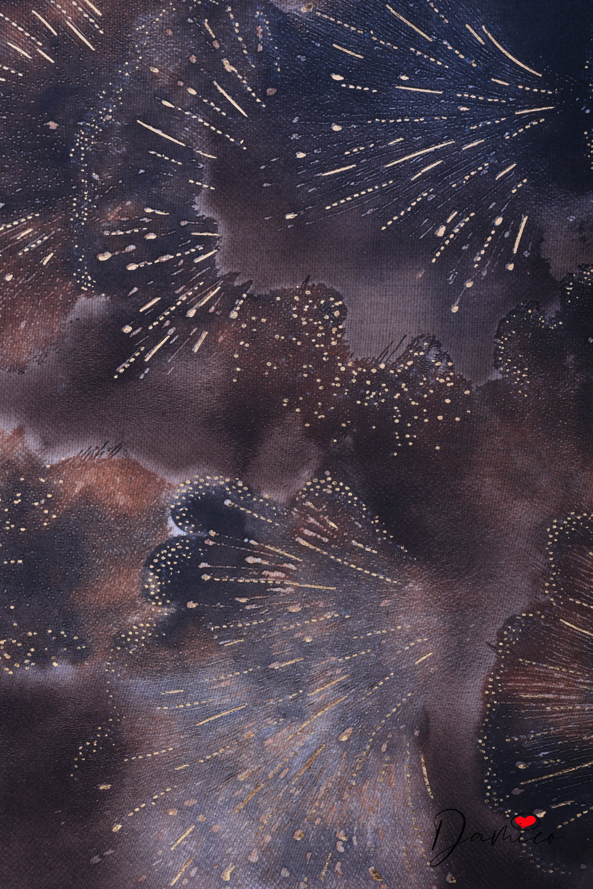 Sciarpa fireworks laminata light