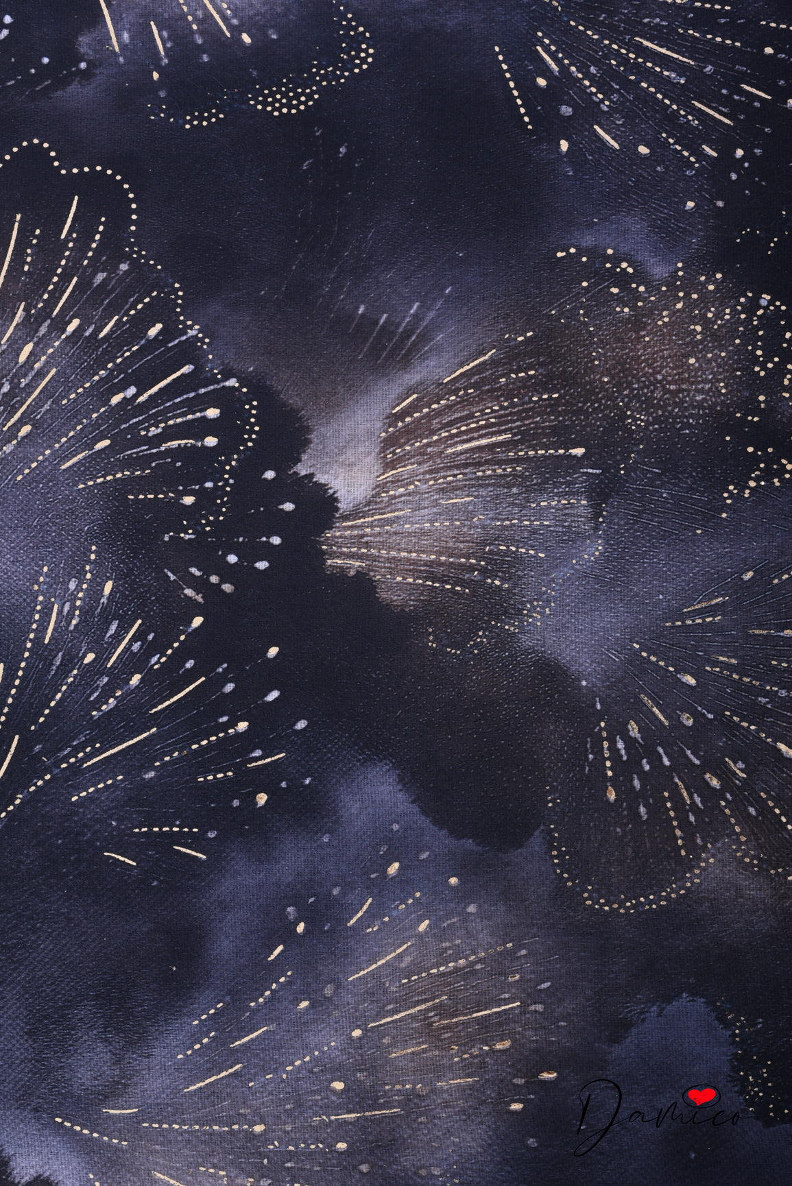 Sciarpa fireworks laminata light