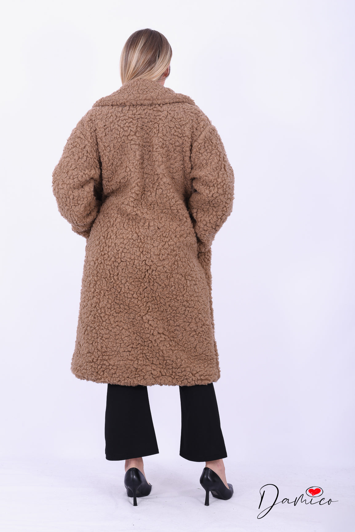 Cappotto Teddy lungo