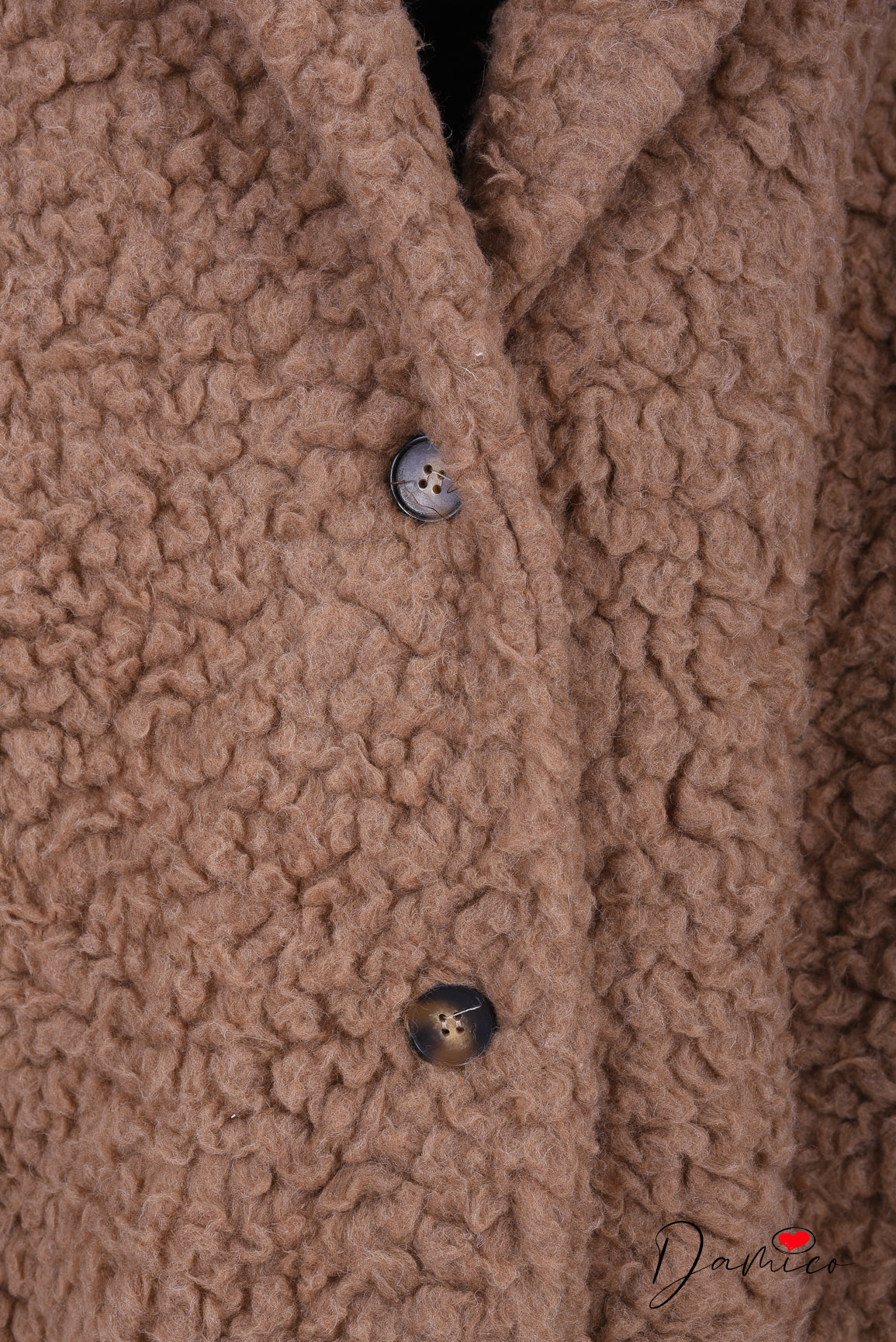 Cappotto Teddy lungo