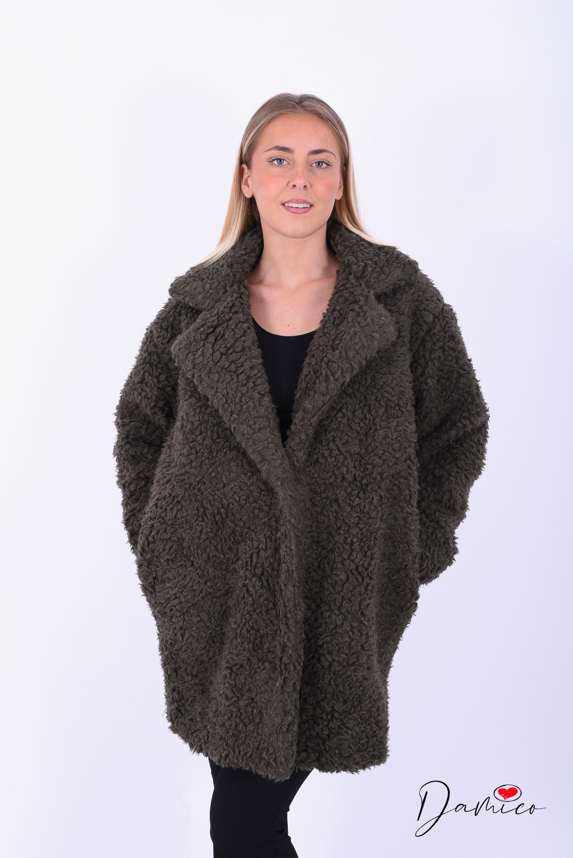 Cappotto teddy 3/4