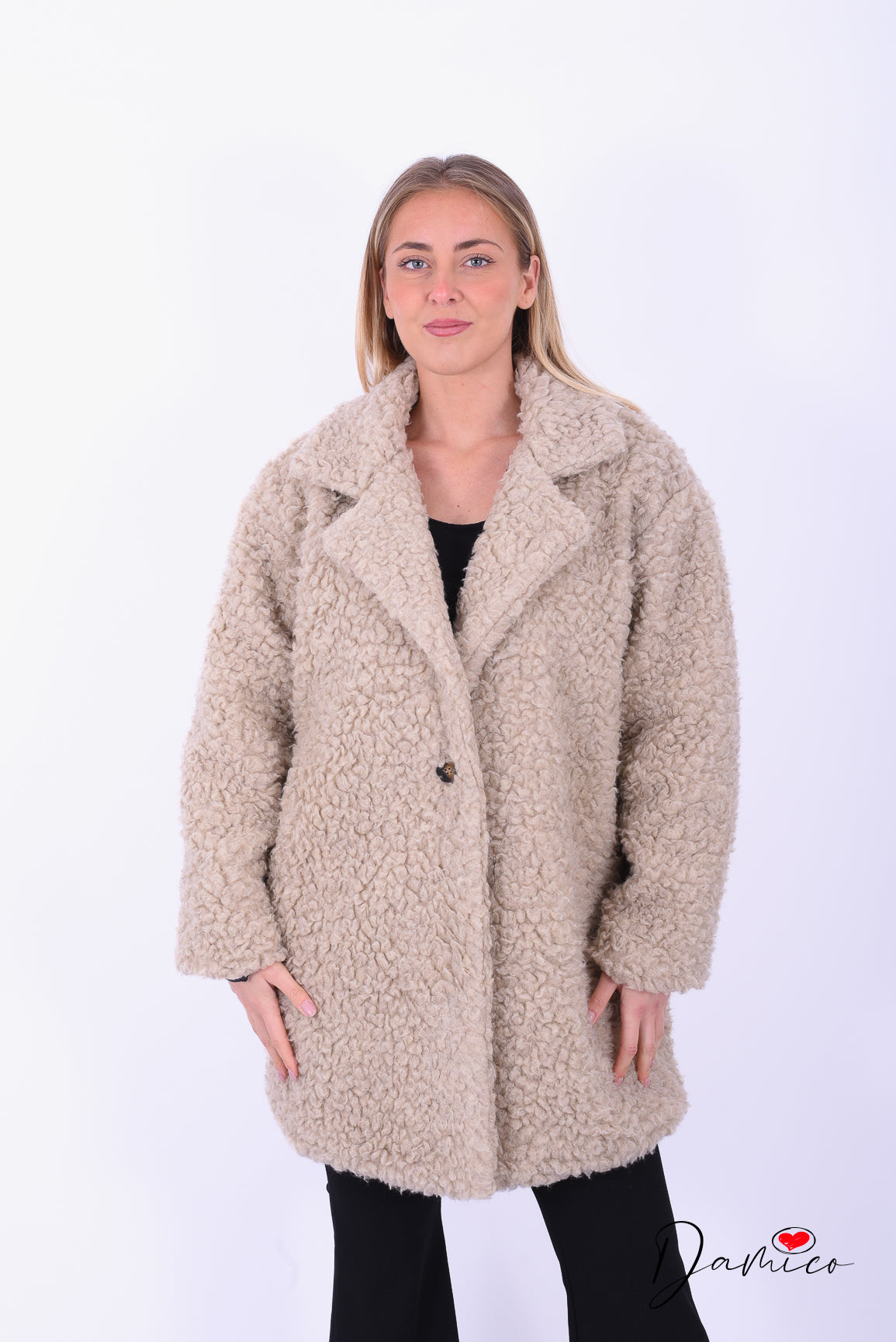 Cappotto teddy 3/4