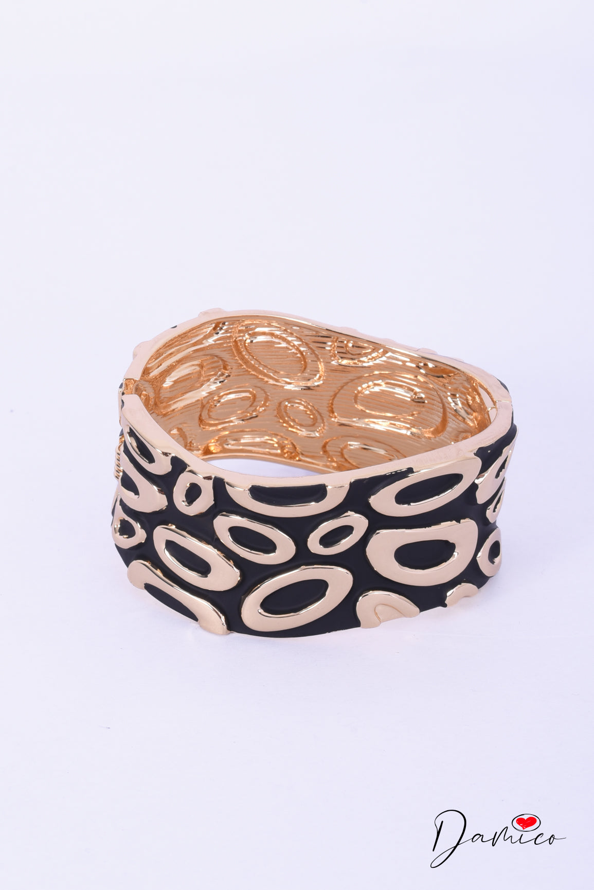Bracciale a molla ethnic ovals