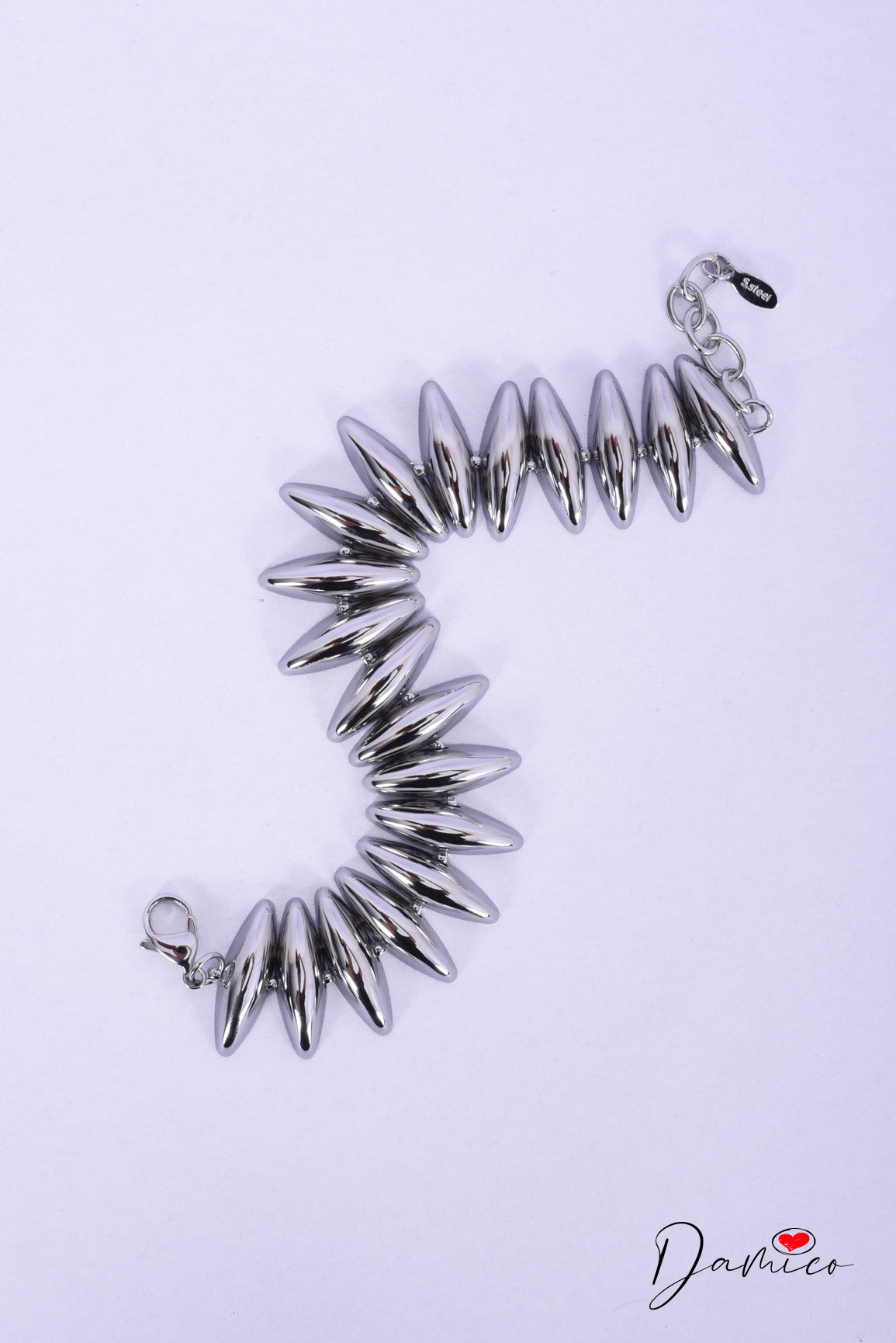 Bracciale chunky teeth
