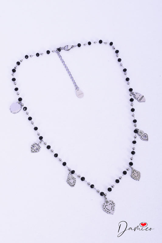 Collanina mini cuori sacri