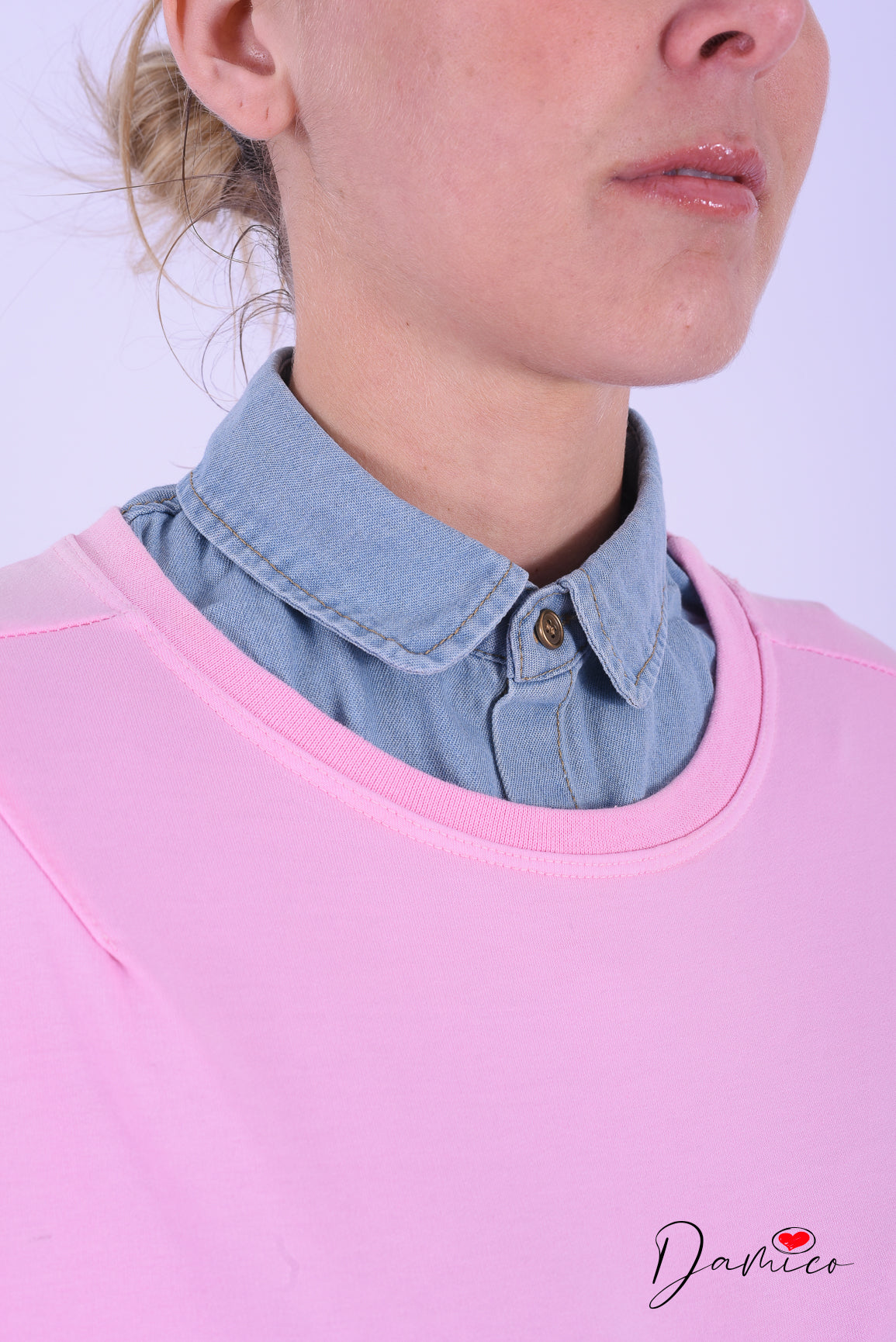 Colletto camicia jeans