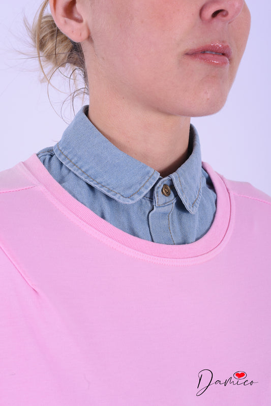 Colletto camicia jeans