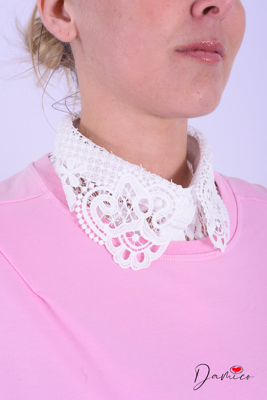 Colletto camicia pizzo