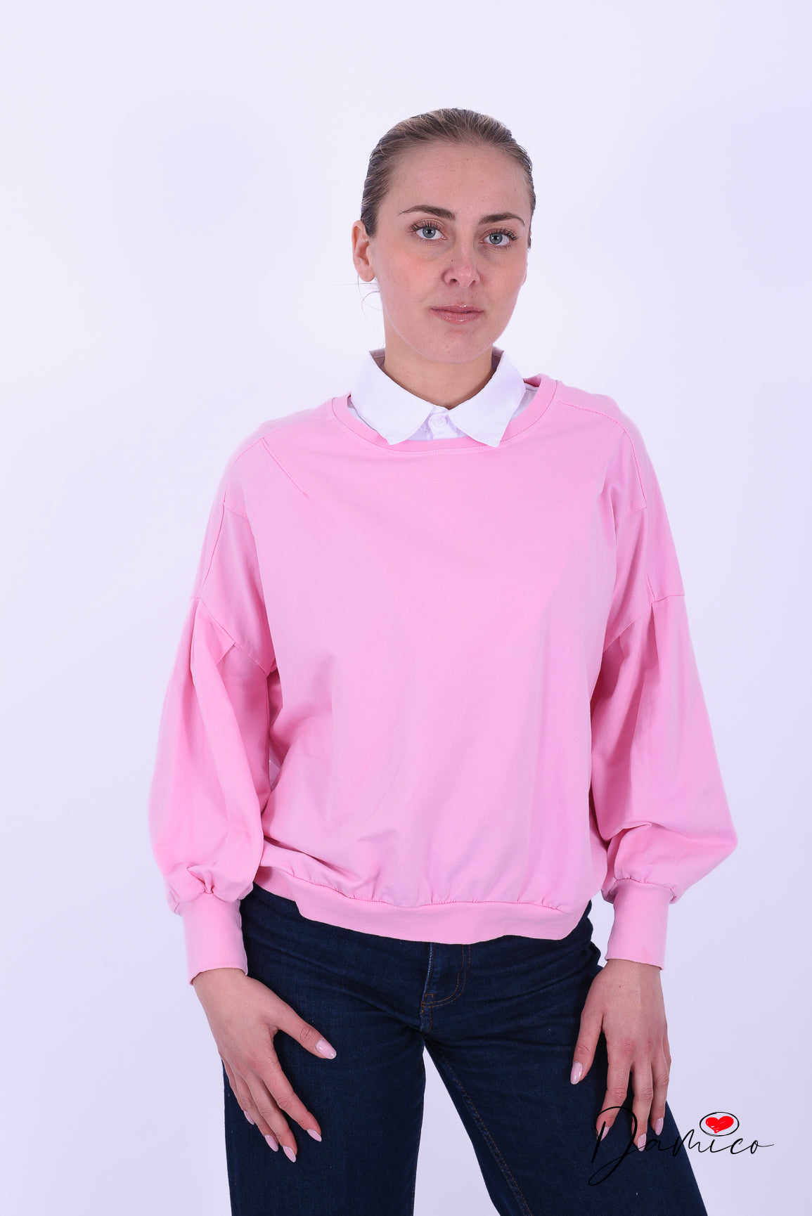 Colletto basic tinta unita