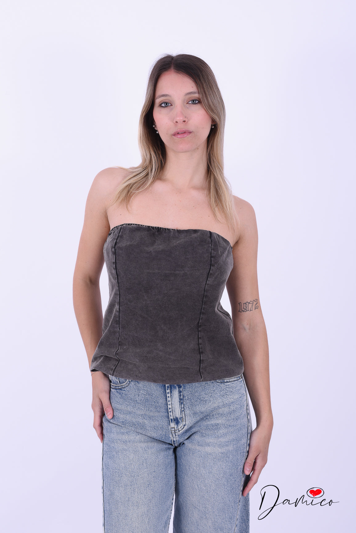 Sottogiacca fascia jeans