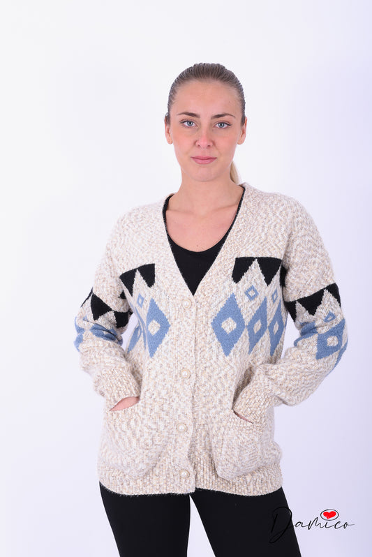Cardigan rombi