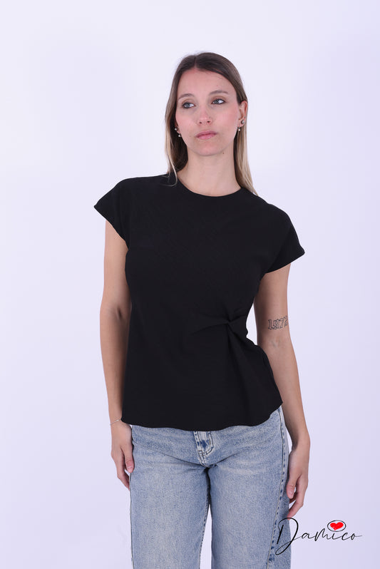 Blusa manica ad aletta sancrata