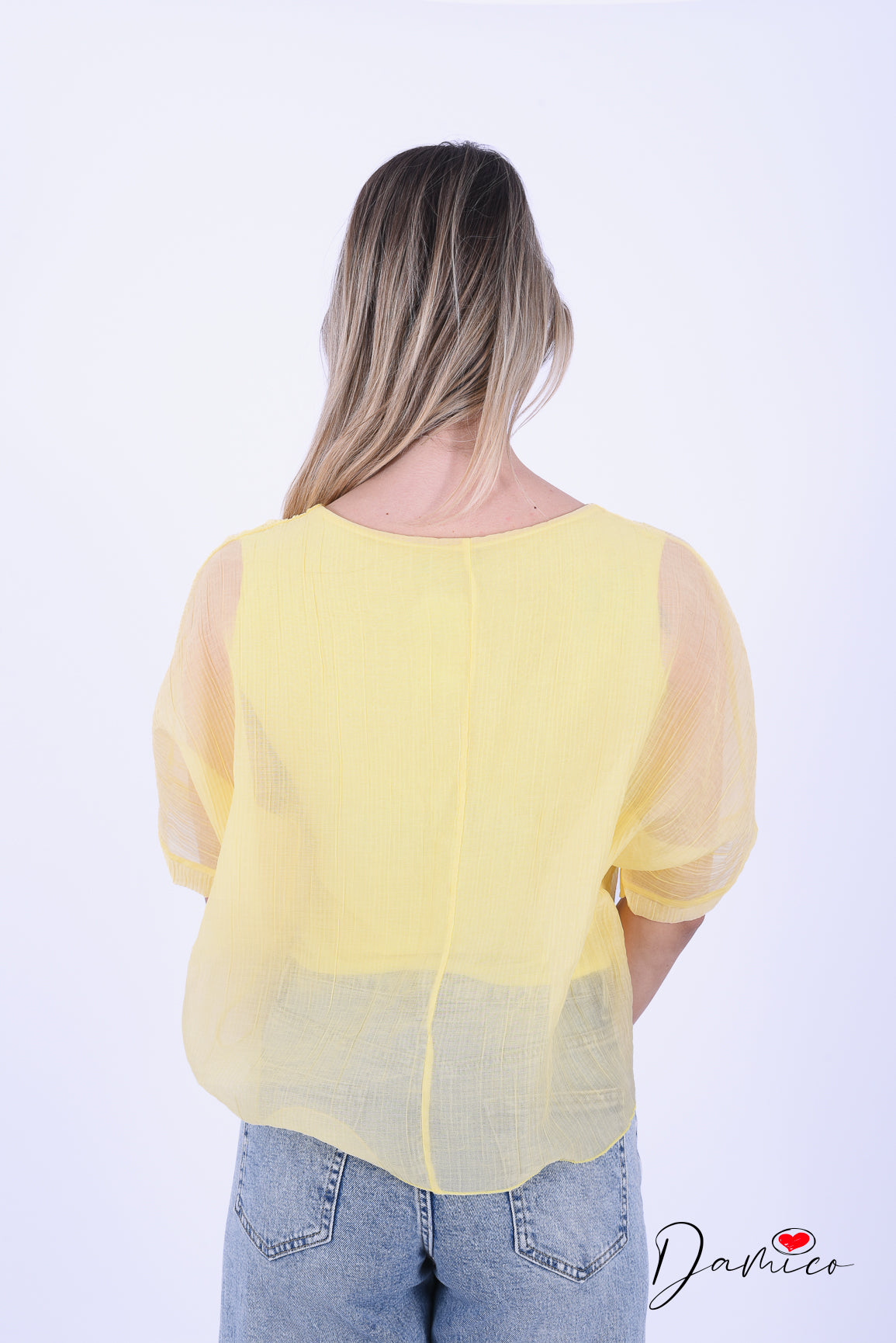 Blusa pipistrello rigata