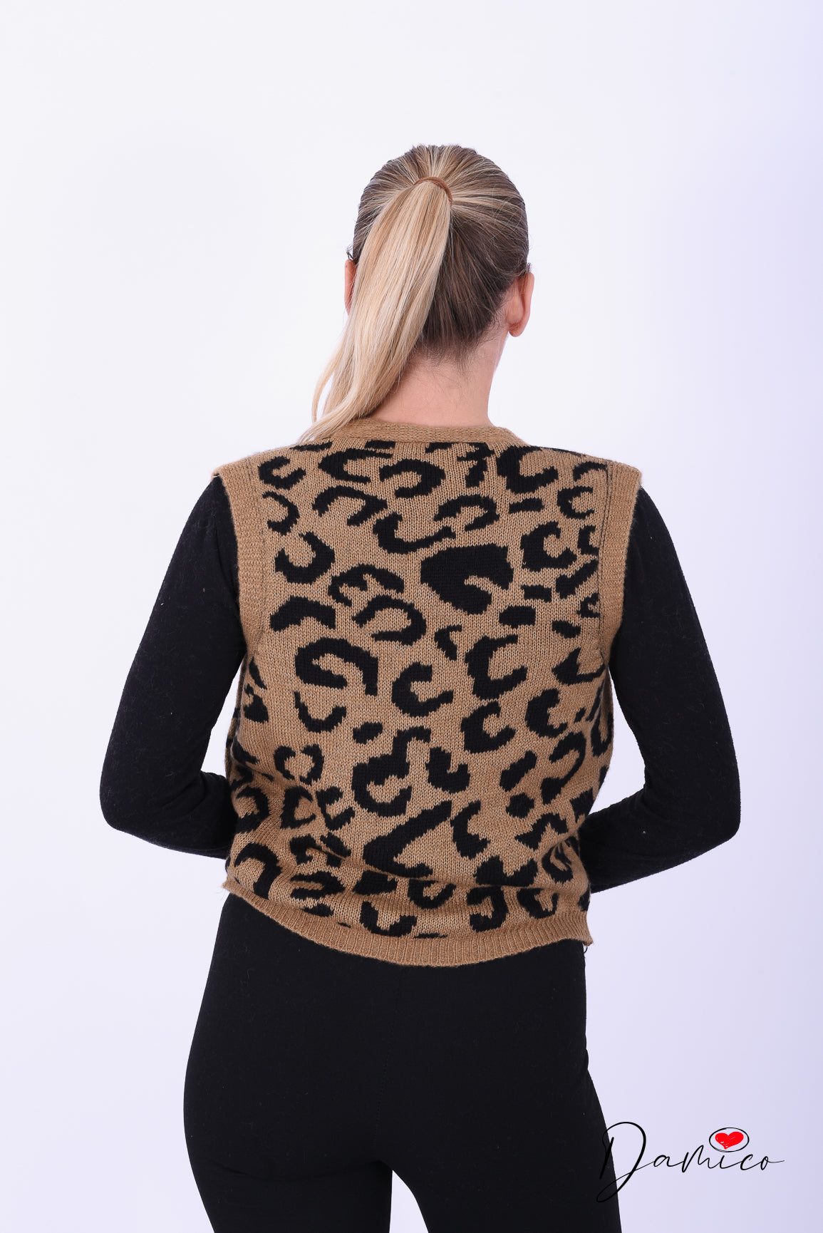 Gilet leopardato