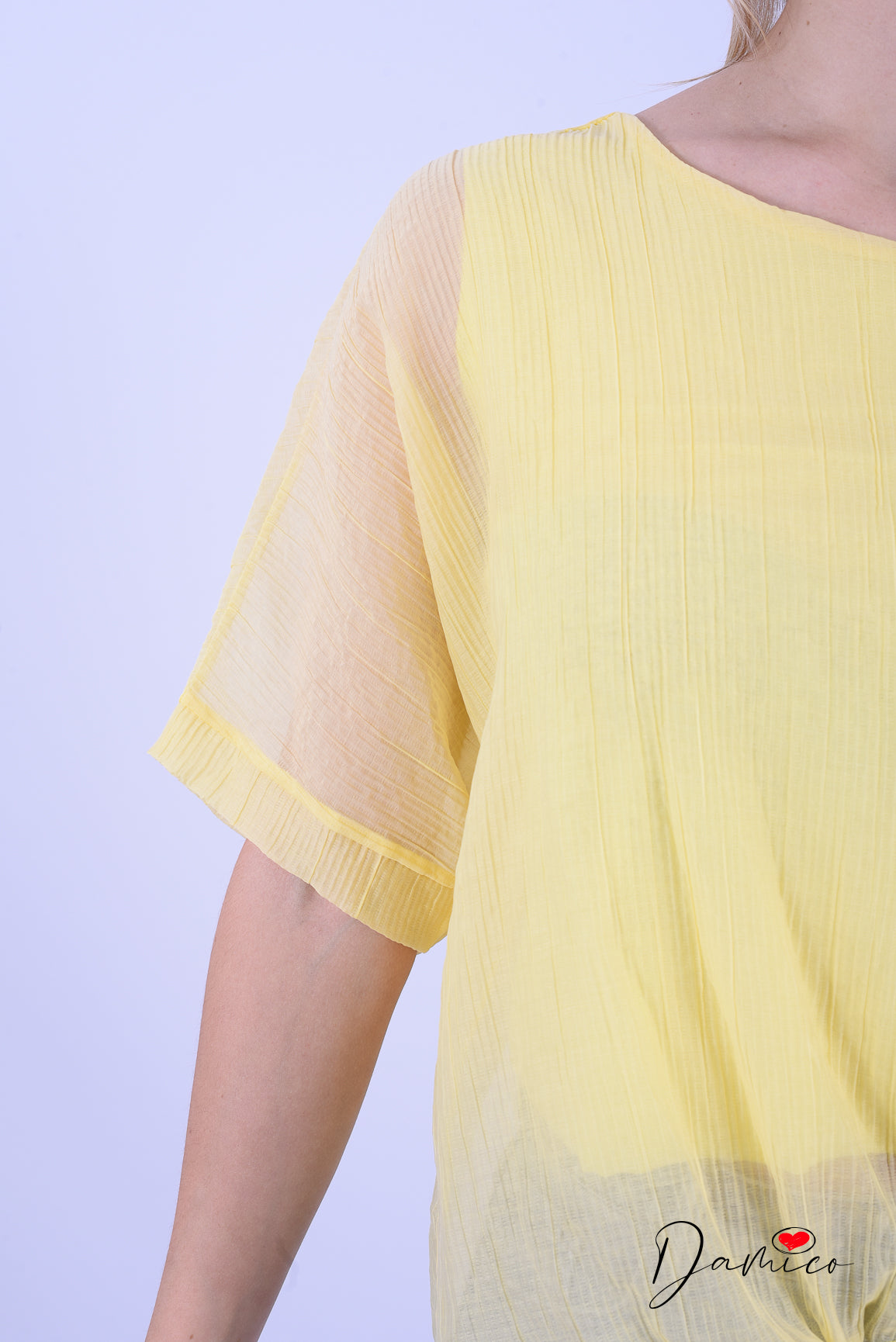 Blusa pipistrello rigata